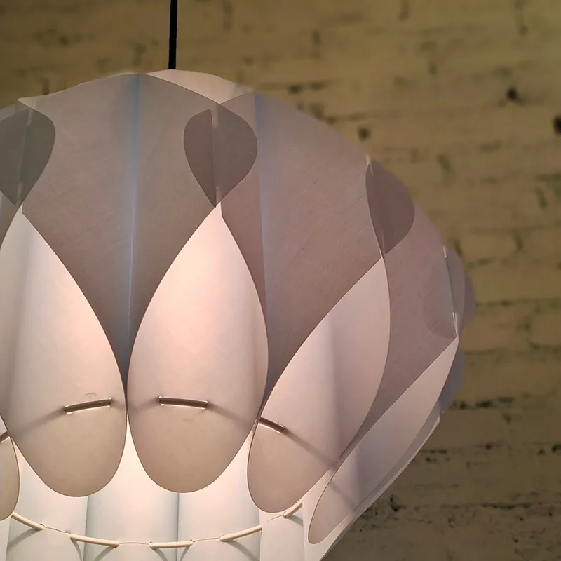 Custom paper pendant lamps
