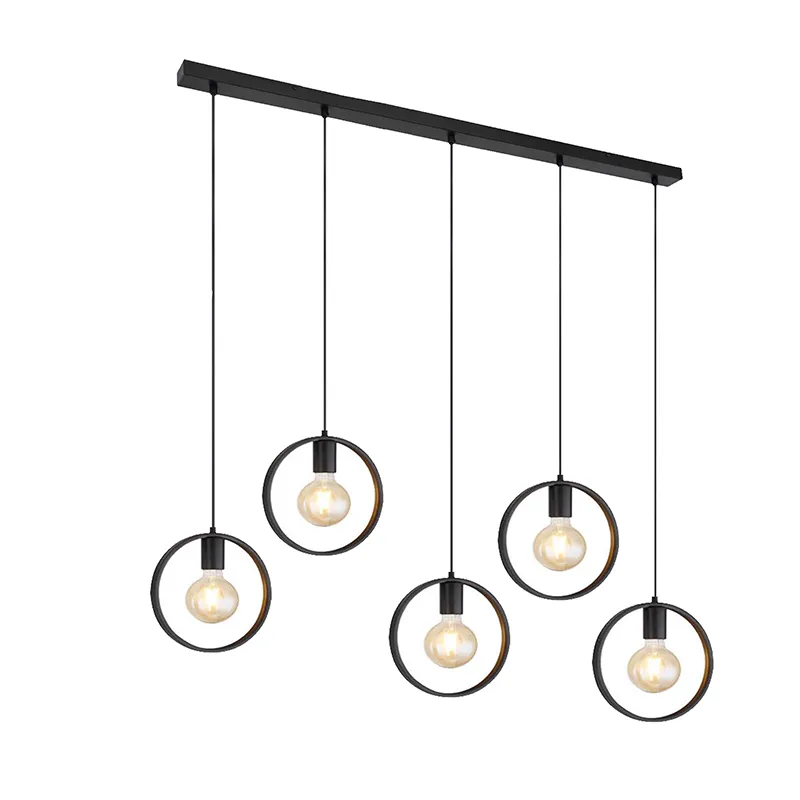 Metal Circle Chandelier