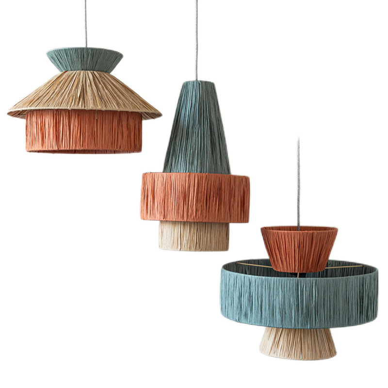 Paper Woven Pendant Light